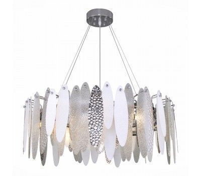 SL1224.103.10 Люстра подвесная ST-Luce Хром/Прозрачный, Белый E14 10*60W LASTRA