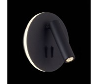 SL1586.413.01 Светильник настенный Черный LED 1*8W 3000K 624Lm Ra>80 24° IP20 L-xW155xH155 170-240V Настенные светильники