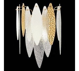 SL1224.201.02 Бра ST-Luce Золотистый/Прозрачный, Белый E14 2*60W LASTRA