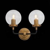 SL234.401.02 Бра ST-Luce Черный, Золото/Прозрачный E27 2*40W VARIETA SL234.401.02 Бра ST-Luce Черный, Золото/Прозрачный E27 2*40W VARIETA