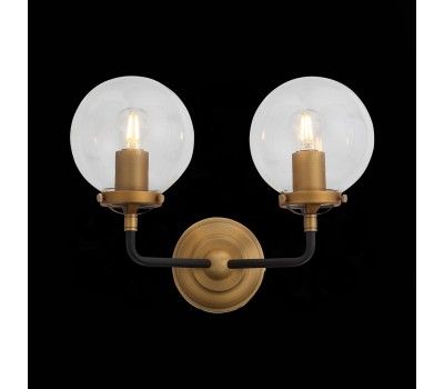 SL234.401.02 Бра ST-Luce Черный, Золото/Прозрачный E27 2*40W VARIETA