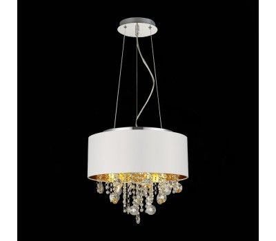 SL1350.503.04 Светильник подвесной ST-Luce Хром/Белый, Золотистый, Прозрачный E14 4*40W LACCHIA