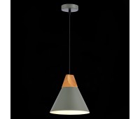 SLE125113-01 Светильник подвесной Серый/Серый, Светлое дерево E27 1*60W MODICA