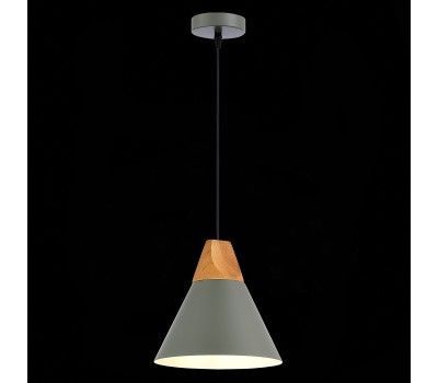 SLE125113-01 Светильник подвесной Серый/Серый, Светлое дерево E27 1*60W MODICA
