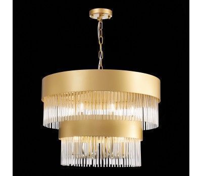 SL1225.203.09 Люстра подвесная ST-Luce Золотистый/Золотистый, Прозрачный E14 9*40W CONTATTO