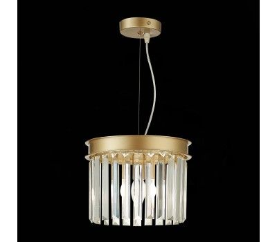 SL1624.203.01 Светильник подвесной ST-Luce шампань/прозрачный E14 1*40W ERCOLANO