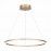 ST605.243.34 Светильник подвесной ST-Luce Золотистый/Белый LED 1*34W 4000K Подвесные светильники