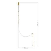 SL6132.301.20 Светильник настенно-потолочный ST-Luce Латунь/Белый LED 1*20W 3000K STRAP SL6132.301.20 Светильник настенно-потолочный ST-Luce Латунь/Белый LED 1*20W 3000K STRAP