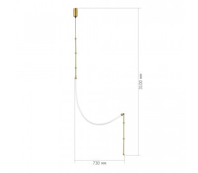 SL6132.301.20 Светильник настенно-потолочный ST-Luce Латунь/Белый LED 1*20W 3000K STRAP SL6132.301.20 Светильник настенно-потолочный ST-Luce Латунь/Белый LED 1*20W 3000K STRAP