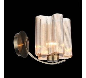 SL117.301.01 Бра ST-Luce Бронзовый/Янтарный E27 1*60W ONDE
