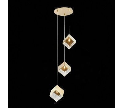 SL1182.203.03 Светильник подвесной ST-Luce Золотистый/Прозрачный, Золотистый G9 3*5W RIELLO