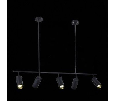 SL1206.403.05 Светильник подвесной ST-Luce Черный/Черный GU10 5*5W 4000K SORMANO