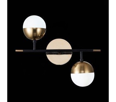 SL1507.421.02 Бра ST-Luce Черный/Белый, Золотистый G9 2*5W 4000K ALBERO