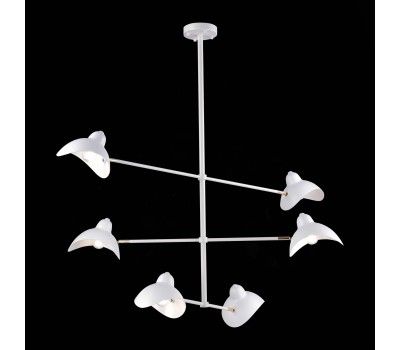 SL1801.503.06 Люстра подвесная ST-Luce Белый/Белый E14 6*60W MINNE