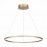ST605.243.34 Светильник подвесной ST-Luce Золотистый/Белый LED 1*34W 4000K Подвесные светильники