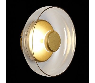 SL6002.201.01 Светильник настенный ST-Luce Золотистый/Янтарный LED 1*7W 4000K LAZIO SL6002.201.01 Светильник настенный ST-Luce Золотистый/Янтарный LED 1*7W 4000K LAZIO