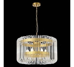 SL1228.203.06 Люстра подвесная ST-Luce Золотистый/Прозрачный E14 6*40W GROSSETO