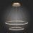 ST603.243.56 Светильник подвесной ST-Luce Золотистый/Белый LED 1*56W 4000K Подвесные светильники