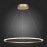 ST604.243.34 Светильник подвесной ST-Luce Золотистый/Белый LED 1*34W 4000K Подвесные светильники