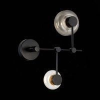 SL6005.401.02 Светильник настенный ST-Luce Черный/Дымчатый, Прозрачный LED 2*3W 3000K VALLO SL6005.401.02 Светильник настенный ST-Luce Черный/Дымчатый, Прозрачный LED 2*3W 3000K VALLO