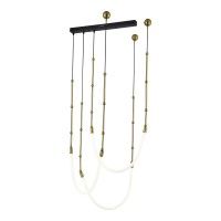 SL6132.303.45 Светильник подвесной ST-Luce Латунь/Белый LED 3*15W 3000K STRAP SL6132.303.45 Светильник подвесной ST-Luce Латунь/Белый LED 3*15W 3000K STRAP