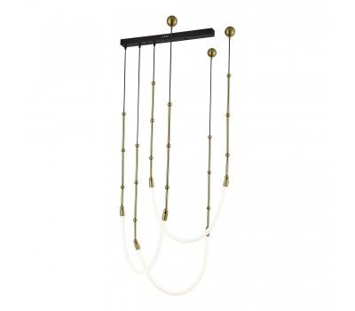SL6132.303.45 Светильник подвесной ST-Luce Латунь/Белый LED 3*15W 3000K STRAP SL6132.303.45 Светильник подвесной ST-Luce Латунь/Белый LED 3*15W 3000K STRAP