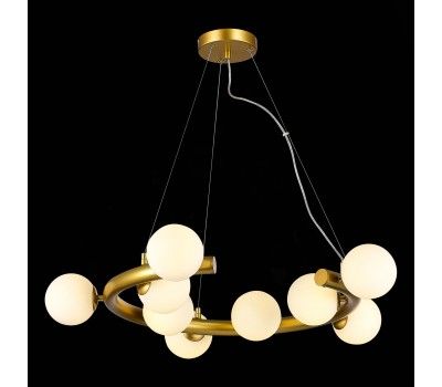 SL1185.203.09 Светильник подвесной ST-Luce Золотистый/Белый G9 9*5W ASOLO SL1185.203.09 Светильник подвесной ST-Luce Золотистый/Белый G9 9*5W ASOLO
