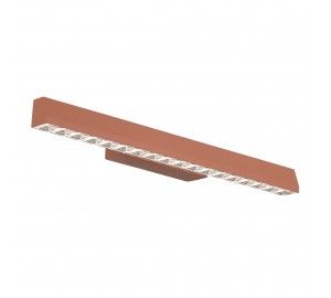 SL1018.623.01 Светильник подвесной ST-Luce терракотовый/прозрачный LED 1*11W 4000K EUCLIDICS