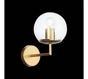 SL1150.201.01 Светильник настенный ST-Luce Матовое золото/Прозрачный E27 1*40W LIORA