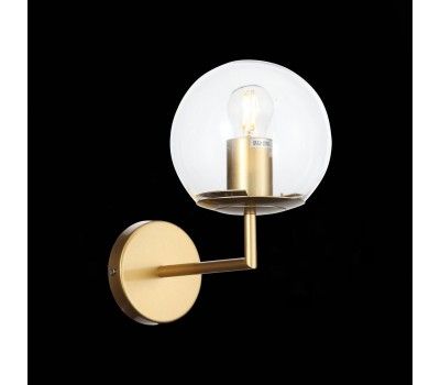 SL1150.201.01 Светильник настенный ST-Luce Матовое золото/Прозрачный E27 1*40W LIORA