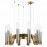 SL1235.303.10 Люстра подвесная ST-Luce Латунь/Хром, Прозрачный E14 10*40W ETTORE