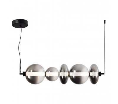 SL6119.413.40 Светильник подвесной ST-Luce Черный/Дымчато-Серый LED 1*40W 3000K PERLINA