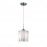 SL117.503.01 Светильник подвесной ST-Luce Серебристый/Белый с полосками E27 1*60W ONDE