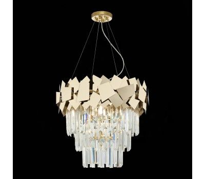 SL1232.203.06 Светильник подвесной ST-Luce Золотистый/Прозрачный, Золотистый E14 6*60W CASERTA SL1232.203.06 Светильник подвесной ST-Luce Золотистый/Прозрачный, Золотистый E14 6*60W CASERTA