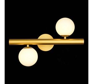 SL1185.201.02 Бра ST-Luce Золотистый/Белый G9 2*5W ASOLO