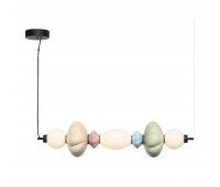 SL6134.443.01 Светильник подвесной ST-Luce черный/зеленый, розовый, желтый, синий, опаловый LED 1*24 FLORENTINI