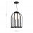SL6129.403.01 Светильник подвесной ST-Luce Черный/Белый E27 1*60W NORDIC