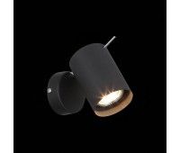 SL597.401.01 Спот ST-Luce Черный, Хром/Черный GU10 LED 1*3W Настенные светильники SL597.401.01 Спот ST-Luce Черный, Хром/Черный GU10 LED 1*3W Настенные светильники