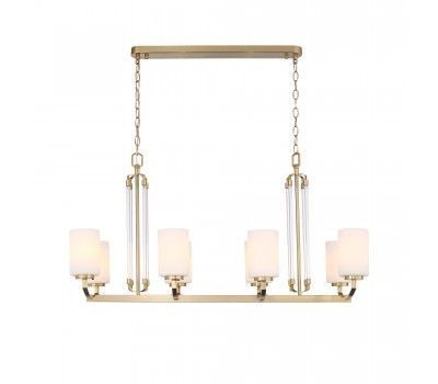 SL1403.333.08 Люстра подвесная ST-Luce Латунь/Прозрачный E27*8 40W BRASS