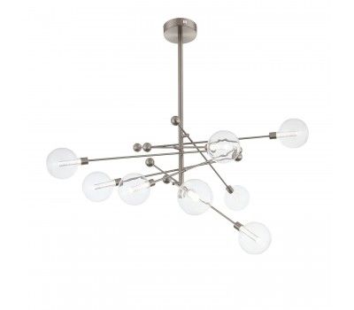 SL377.342.08 Люстра потолочная ST-Luce Никель/Прозрачный LED 8*4,5W 4000K GIACIO