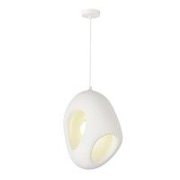 SL1522.543.01 Светильник подвесной ST-Luce белый/белый E27 1*60W WABI SABI