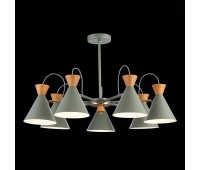 SLE125112-07 Светильник потолочный Серый, Золотистый/Серый, Темное дерево E14 7*40W MODICA