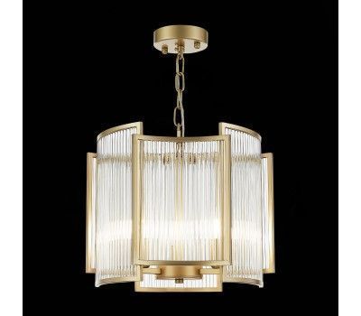 SL1234.203.03 Люстра подвесная ST-Luce Шампань/Прозрачный, Шампань E14 3*60W COSENZA
