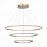 ST604.243.114 Светильник подвесной ST-Luce Золотистый/Белый LED 1*114W 4000K Подвесные светильники