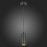 ST600.433.10 Светильник подвесной Zoom Черный LED 1*10W 3000K 1 000Lm Ra>80 15-60° IP20 D59xH130 170 Подвесные светильники