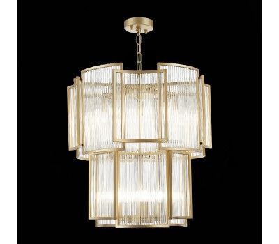 SL1234.203.08 Люстра подвесная ST-Luce Шампань/Прозрачный, Шампань E14 8*60W COSENZA