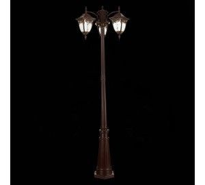 SL083.705.03 Светильник уличный наземный ST-Luce Кофейный/Кофейный, Прозрачный E27 3*60W CHIANI