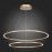ST605.243.91 Светильник подвесной ST-Luce Золотистый/Белый LED 1*91W 4000K Подвесные светильники