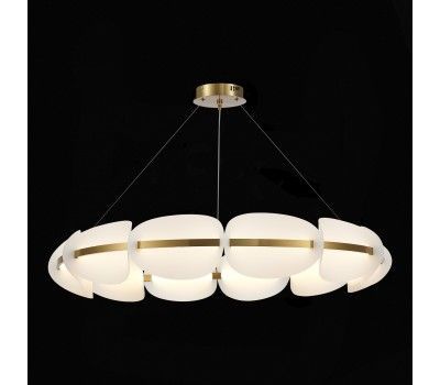 SL1304.203.65 Люстра подвесная ST-Luce Золотистый/Белый LED 1*65W 3000K ETOILE