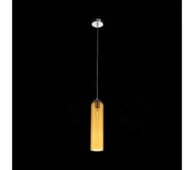 SL1145.193.01 Светильник подвесной ST-Luce Хром/Янтарный E27 1*60W CALLANA